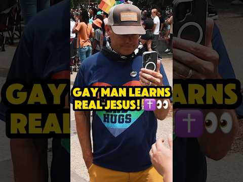 🏳️‍🌈✝️😳 GAY MAN LEARNS THE REAL JESUS!