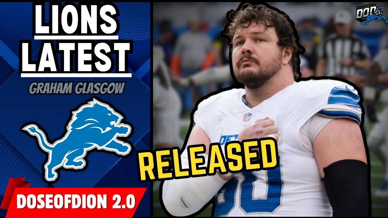 Detroit Lions Release Graham Glasgow Following Juice Scruggs Addition