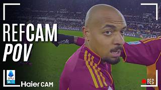 HAIER CAM | REF CAM POV: Tu esi teisėjas Roma-Cagliari | Serie A 2025/26