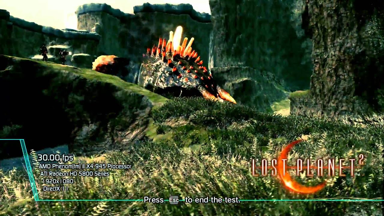 Lost Planet 2 Benchmark. DX11. ATI 5870. 1080p
