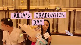 JULIA’S GRADUATION DAY 👩‍🎓✨🙌