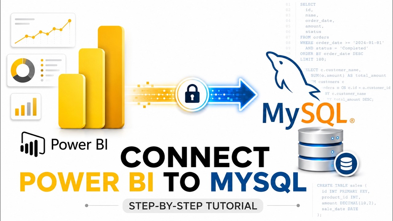 How to Connect Power BI to MySQL Database | Power BI + MySQL Tutorial ...