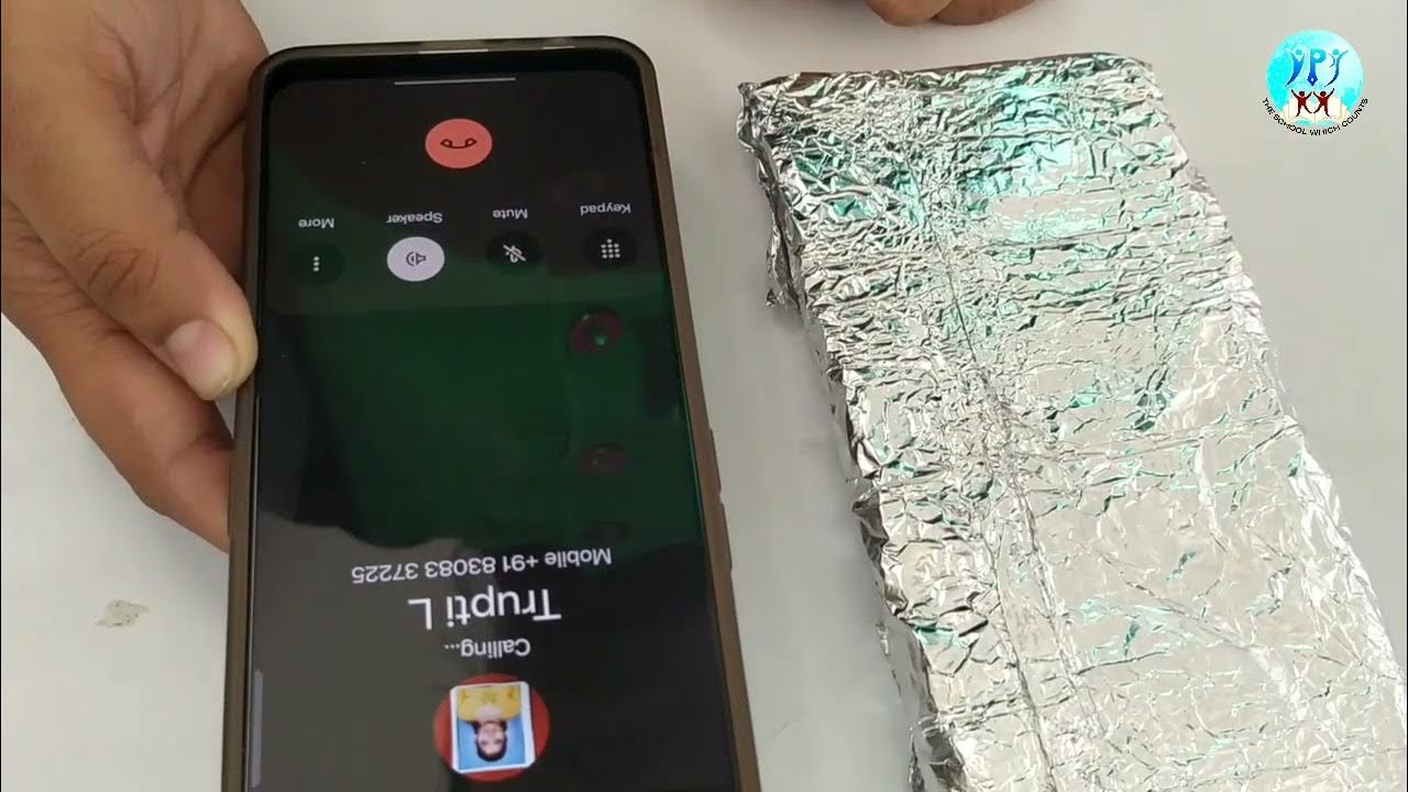 PROJECT Aluminium foil blocks phone signals. YouTube