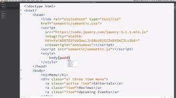 Semantic ui 3 - 컴포넌트의 사용법