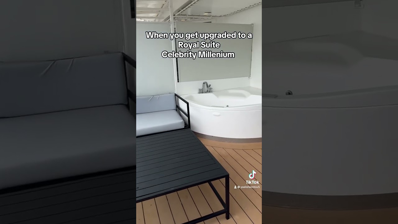 Birthday Upgrade Royal Suite Celebrity Millennium 