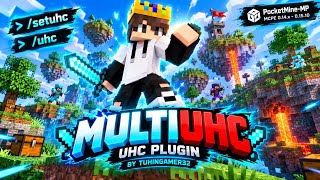 MultiUHC Plugin For Pocketmine-mp 0.14.3.0.15.10 Full Setup ....