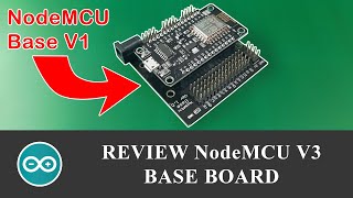 Circo Sudán bloquear Review NodeMCU V3 Base Board | Base Plate | Breakout Board | ESP8266 -  YouTube