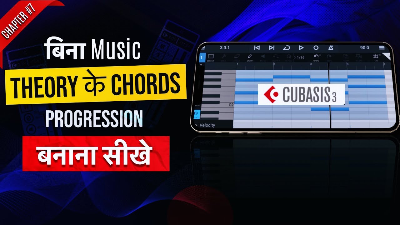 How to Make Chord Progressions without Music Theory || Cubasis 3 for ...