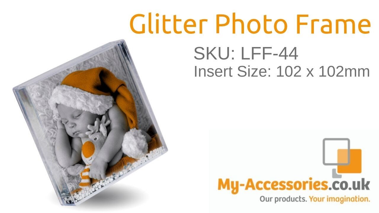 DIY Glitter Photo Frame 4x4 Inch | LFF-44 | My Accessories