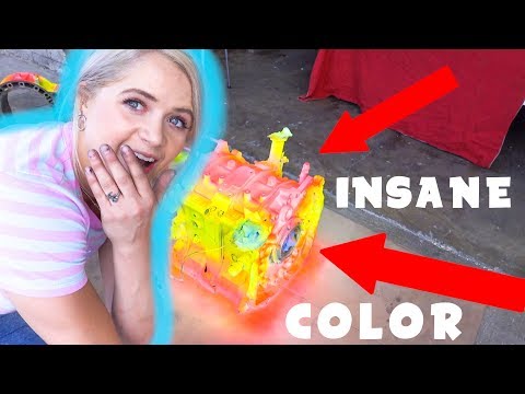 Tie Dye Car Paint Job