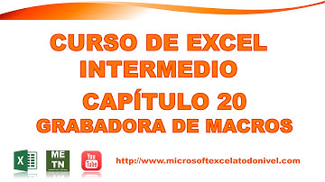 Curso de Excel Intermedio Capítulo 20 | Grabadora de Macros