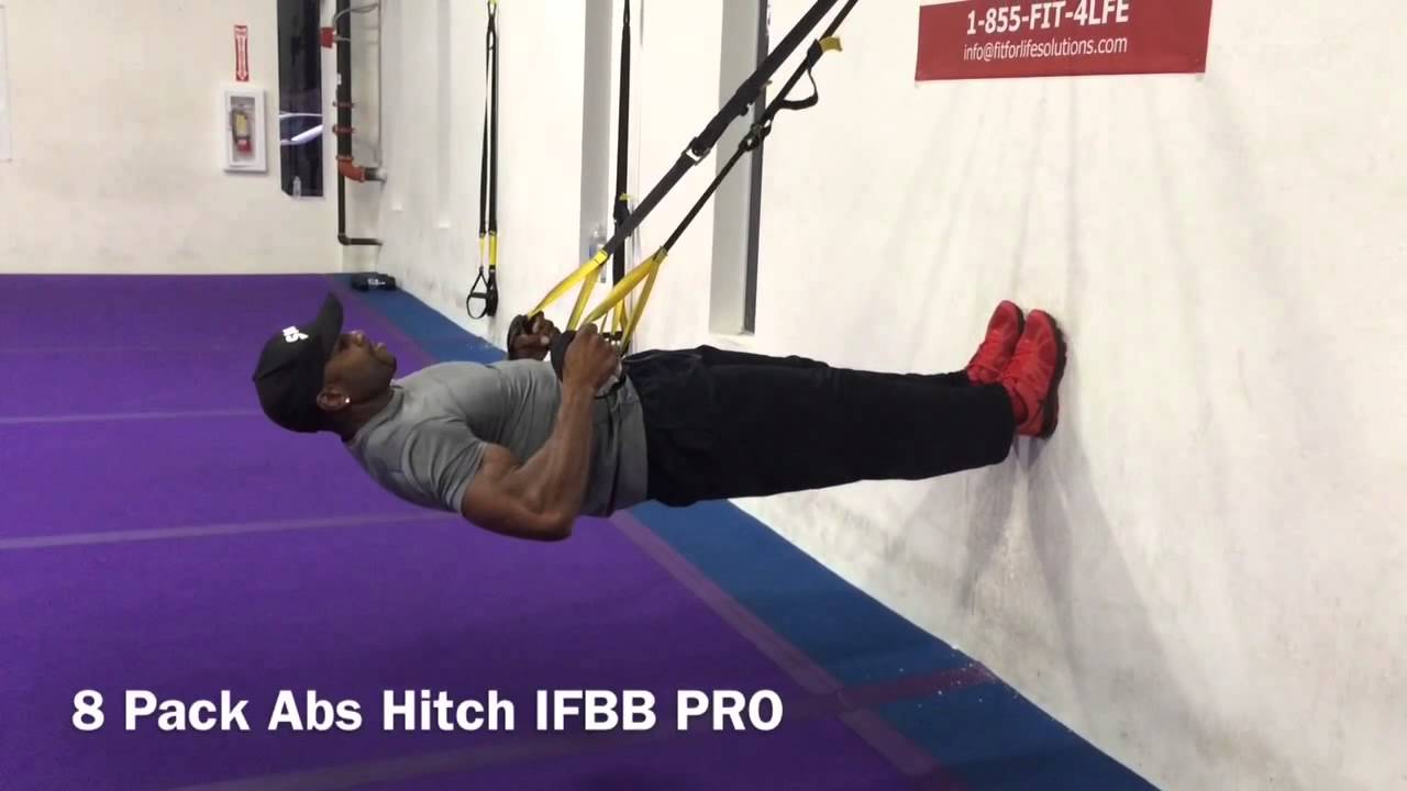 8 Packs Abs Hitch TRX - YouTube