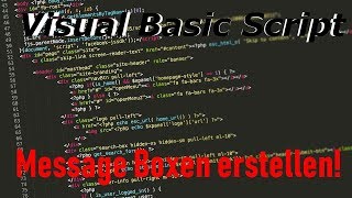 Benutzerdefinierte Message Boxen erstellen | Visual Basic Script Tutorial | RedCodes