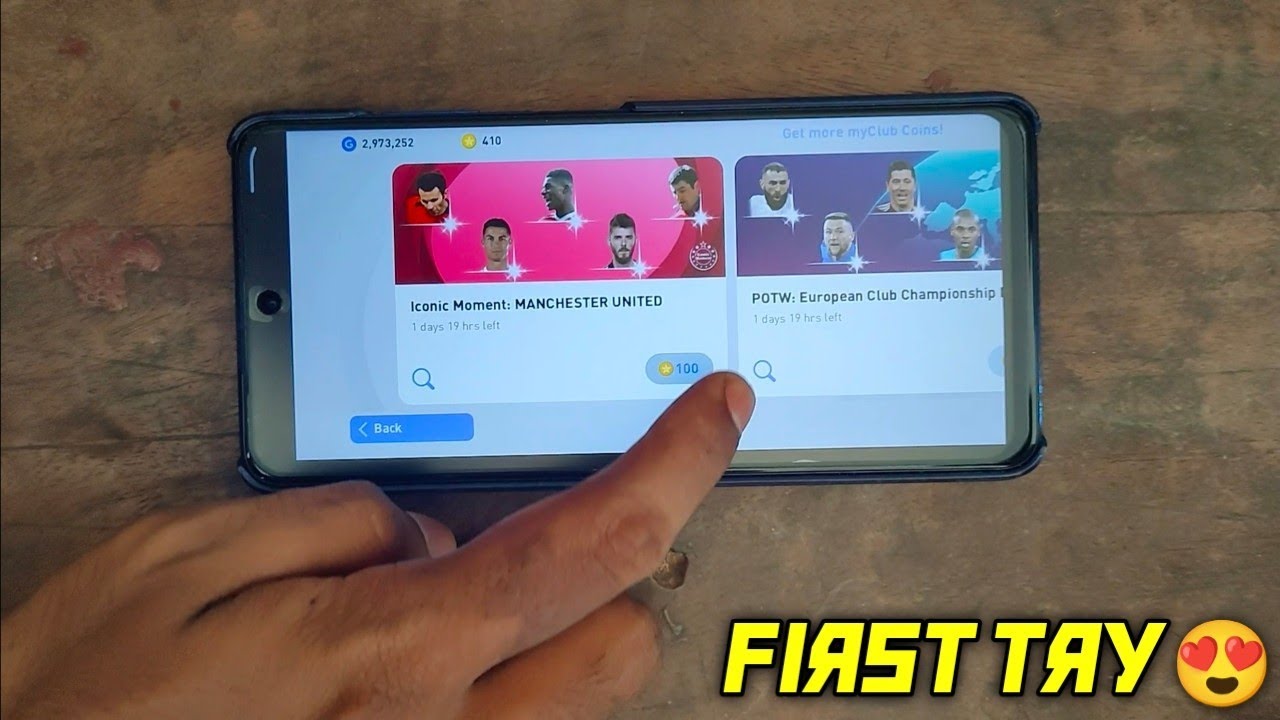 മാന്ത്രിക കൈ🖐️AGAIN FIRST TRY 😍... MANCHESTER UNITED ICONIC PACK OPENING 