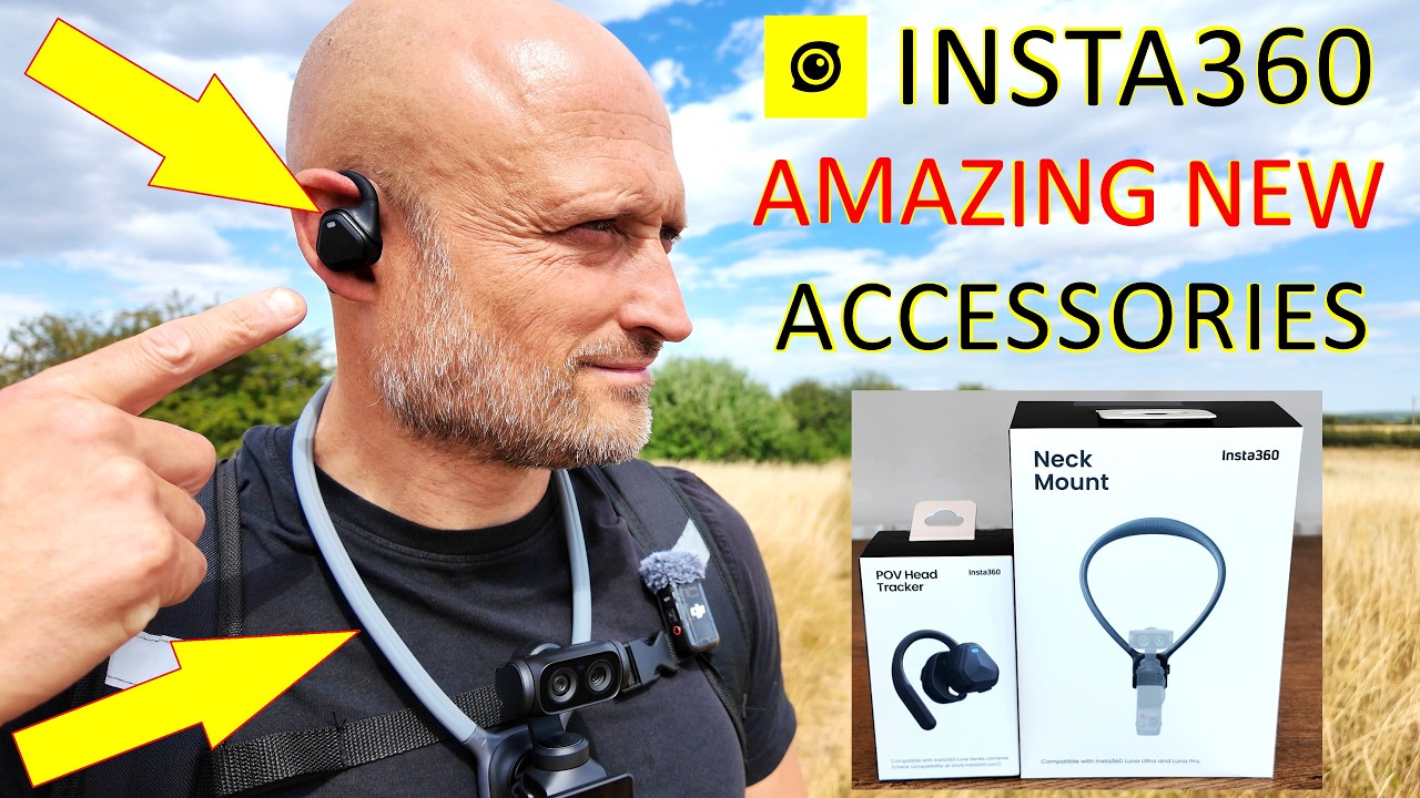 Insta360 Neck Mount and POV Head Tracker review