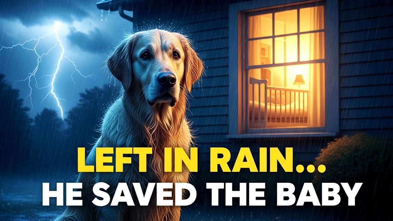 He Left the Dog Outside in the Rain 🐶 | What It Did Next Saved a Baby’s Life 😭 | Emotional Story