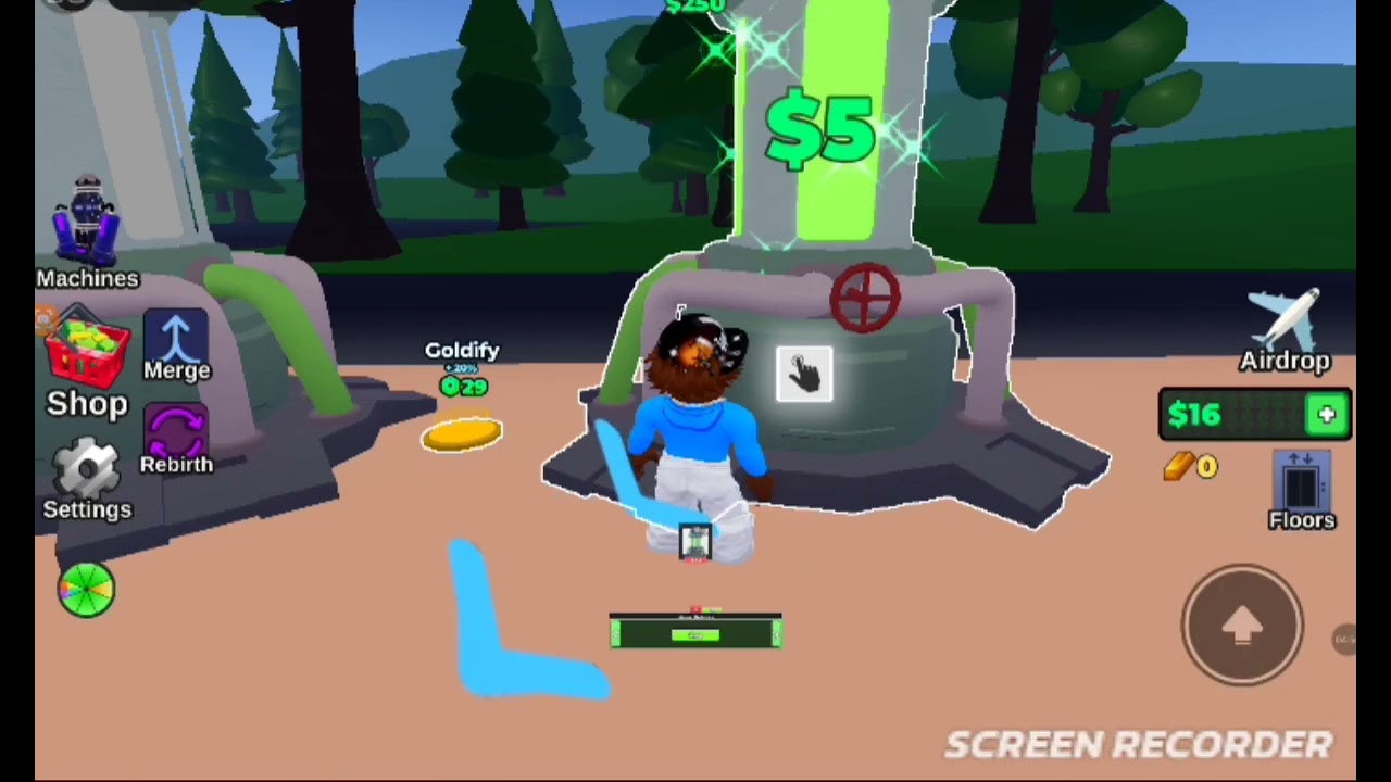 Print money tycoon  low key pretty fun on roblox