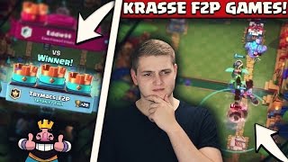 FREE 2 PLAY | Verrücktes Battle mit 3 Musketieren! | Perfekte Crown-Chest | Clash Royale Deutsch
