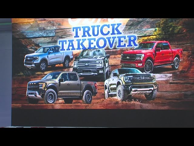 Ford Assembly Plant in Claycomo introduces new line of pickups - YouTube