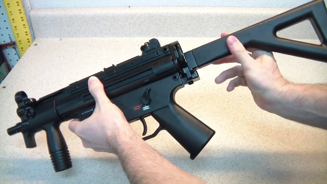 Review of the H&K MP5-K BB Sub Machine Gun - YouTube