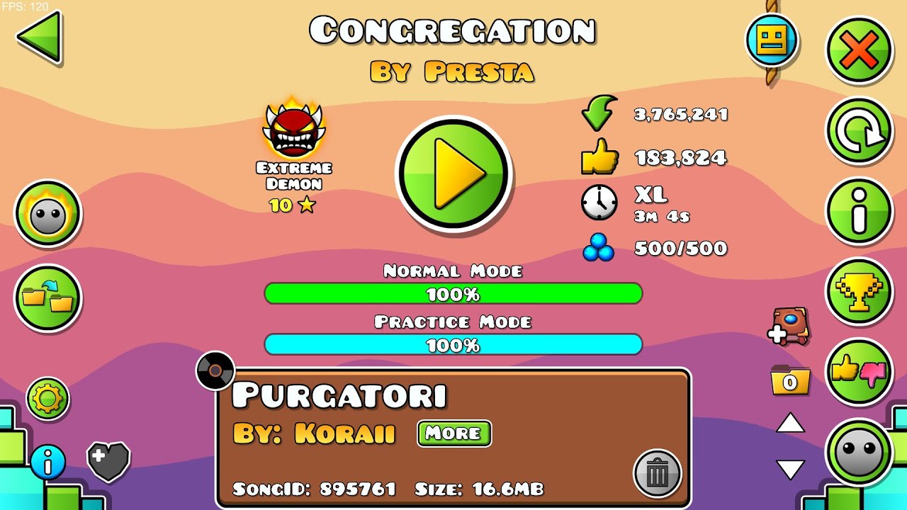 (NEW HARDEST) Congregation 100% - Geometry Dash - YouTube