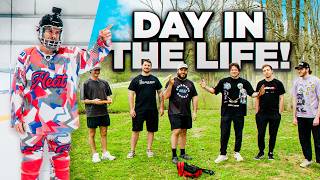DAY IN THE LIFE OF OF A HOCKEY YOUTUBER... *WISH CUP EDITION*