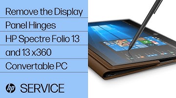 Remove the Display Panel Hinges | HP Spectre Folio 13 and 13 x360 Convertable PC | HP