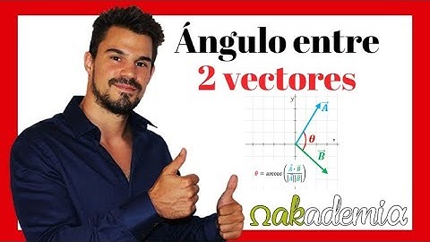✔ ÁNGULO entre DOS VECTORES en R3 3d 3 dimensiones 👌 Geometría Descriptiva💪
