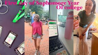 FIRST DAY OF CLASSES (SOPHOMORE YEAR)