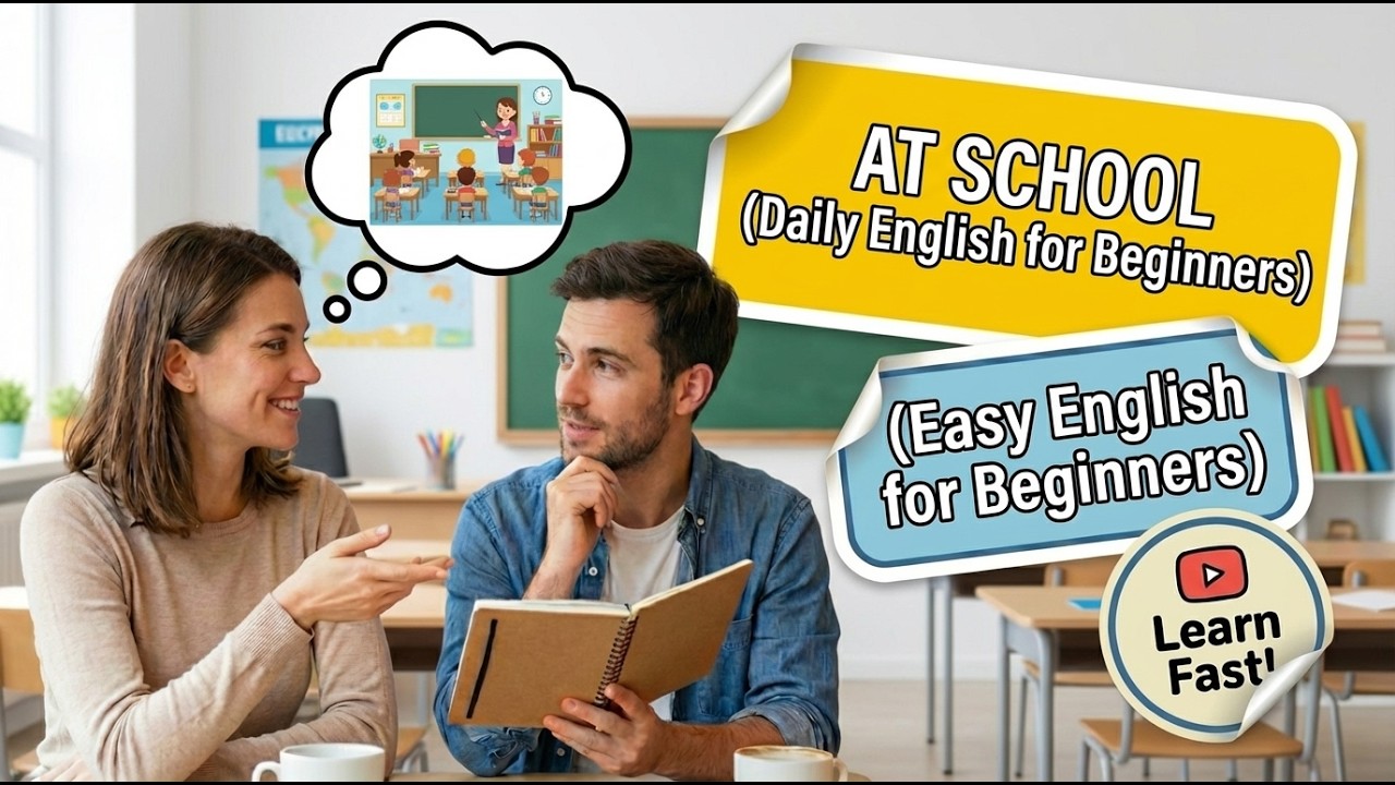 Learn English Conversation: At School (English for Beginners)