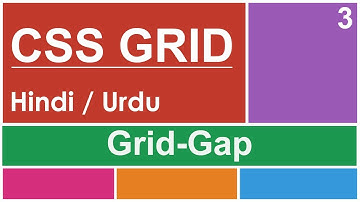 CSS Grid-Gap Tutorial in Hindi/Urdu