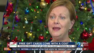 12 Scams of Christmas: Free gift cards
