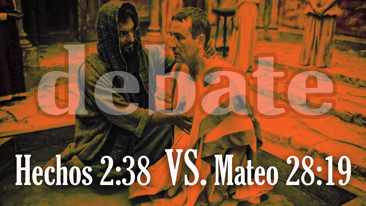 ¿Como bautizaban los apóstoles? DEBATE