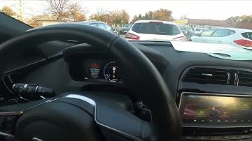 How to Enable and Disable Forward Collision Warning in Jaguar F-Pace ( 2015 - now )