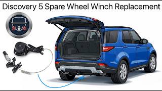 Replace / upgrade spare wheel winch - All new Land Rover Discovery 5