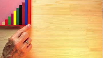 Cuisenaire rods for the counting numbers up to 10