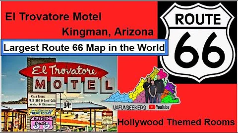 El Trovatore Motel in Kingman Arizona.  Located on...