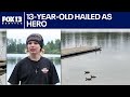 13-year-old saves boy from drowning in Everett's Silver Lake | FOX 13 Seattle