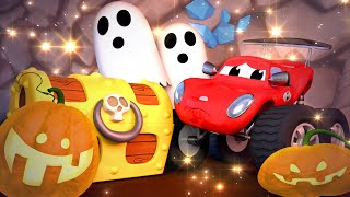 Thị trấn quái vật -  HALLOWEEN : Hang động thủy tinh - Thành phố xe 🚗 những bộ phim hoạt hình về