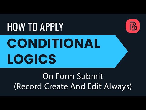 Conditional Logics On Form Submit in Bit Form (Record Create and Edit Always)|WordPress form Builder