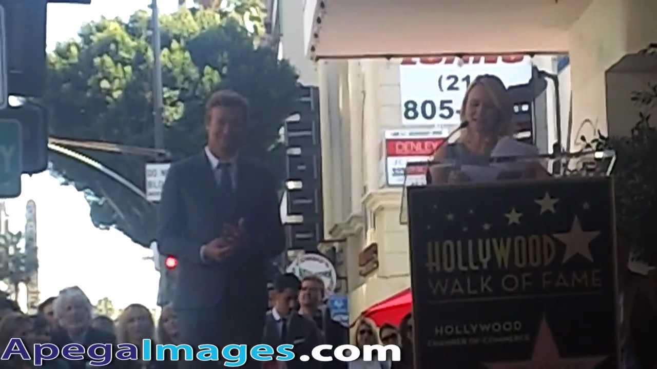 Simon Baker Honored With Star at the Hollywood Walk of Fame at Valentine's Day
