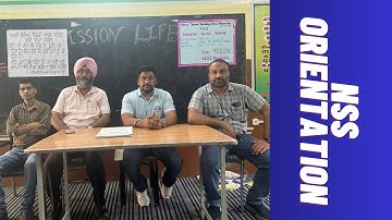 NSS ORIENTATION || #nss #2023 #punjab #motivation #shortvideo #trending #students #youtube #school