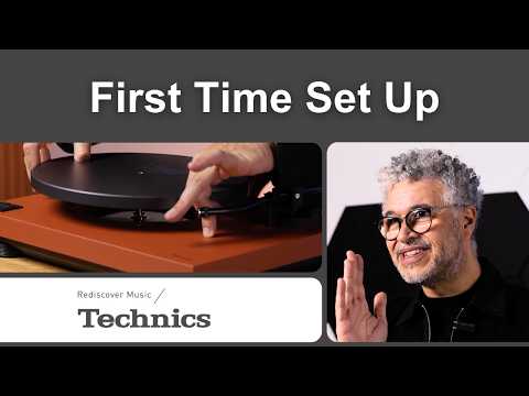 How to set up your Technics turntable for the first time.