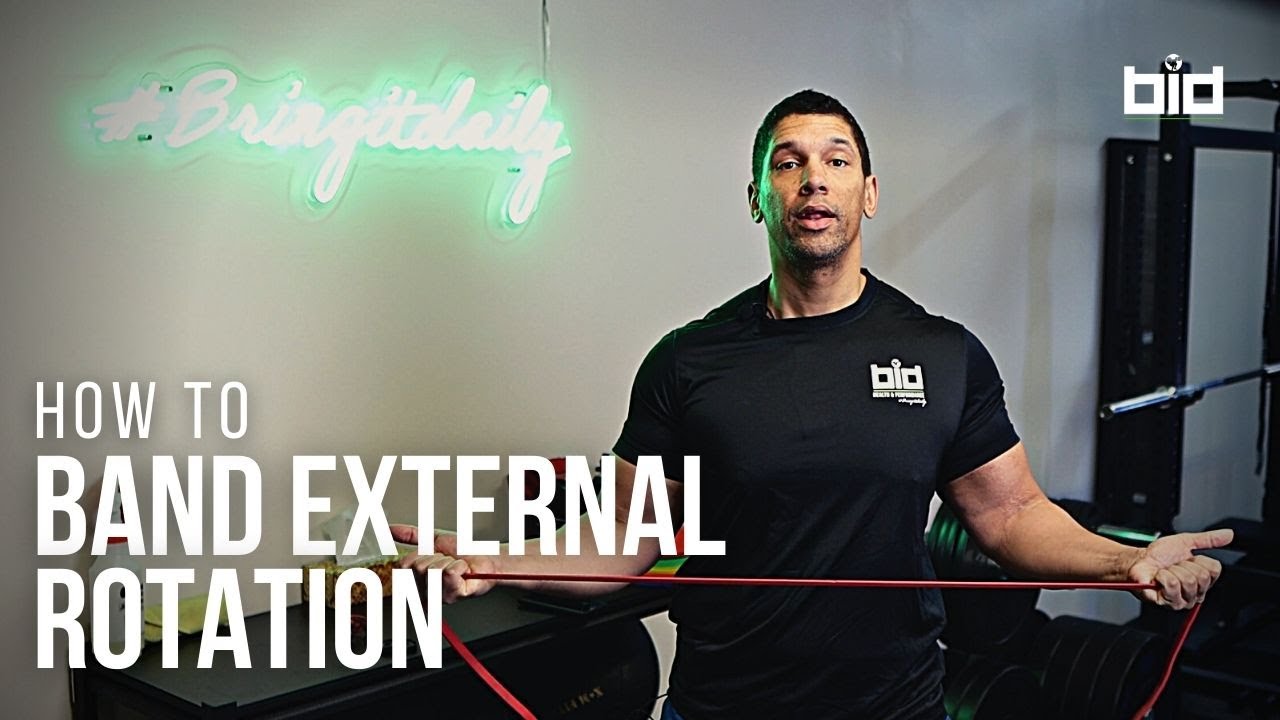 Band External Rotation - YouTube