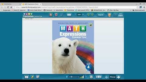 Logging into a Think Central Student Account from Home