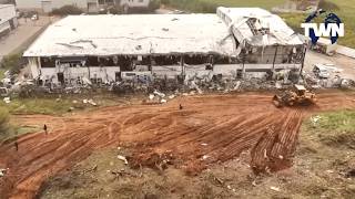 Drone Footage Shows Factory Damage in Petah Tikva After Iranian Missile Interception | TWN