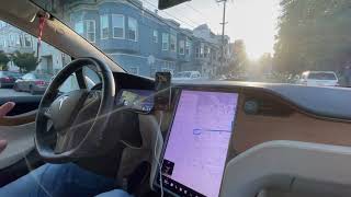 舊金山市區 Tesla FSD 實測
