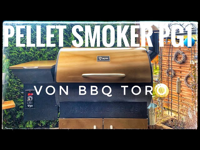 BBQ-Toro Pellet Smoker Grill PG2, Schwarz - Gold