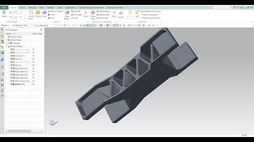 Siemens Nx tutorial  Rib and Shell command CAD in NX siemens10