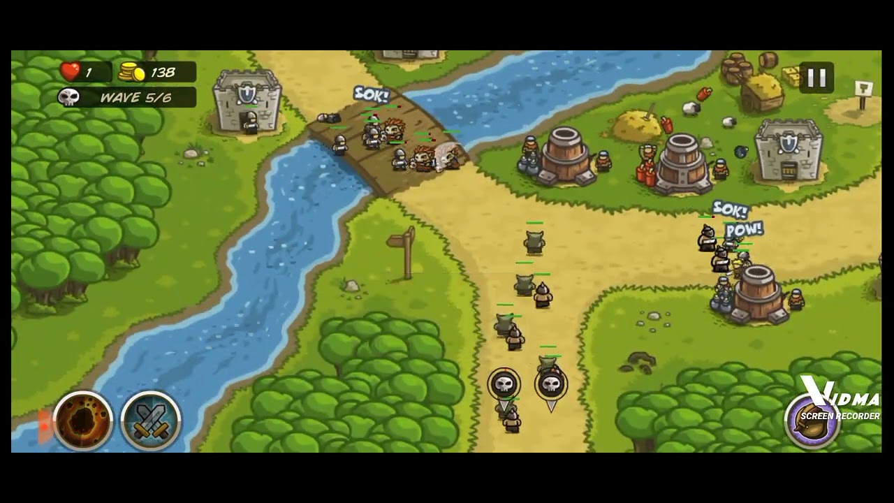 Kingdom Rush Twin River Pass Heroic Challenge Veteran Difficulty